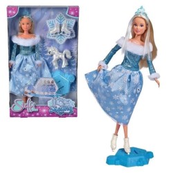 Poupée Steffi Love - SILVERTORN - SL PATINAGE - Patinage sur glace - Robe a f...