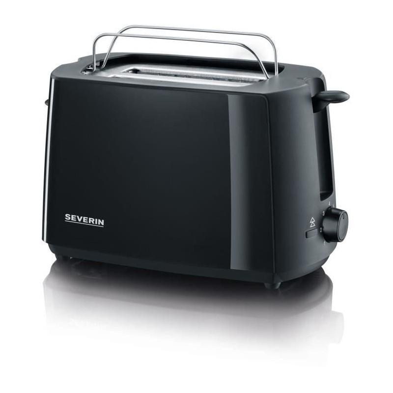 Grille-pain SEVERIN AT2287 - 700 W, 2 tranches, brunissage réglable, support ...