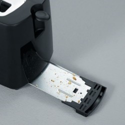 Grille-pain SEVERIN AT2287 - 700 W, 2 tranches, brunissage réglable, support ...