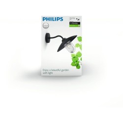 Applique d'extérieur Philips - Hammock - Noir - Verre transparent -