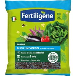 FERTILIGENE FBLEUBIO6 - Engrais Bleu Universel 6 kg - Floraison et récoltes a...