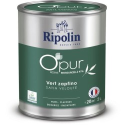 Peinture O'PUR murs, boiseries & radiateurs - RIPOLIN - 472187 - Vert zapfino...