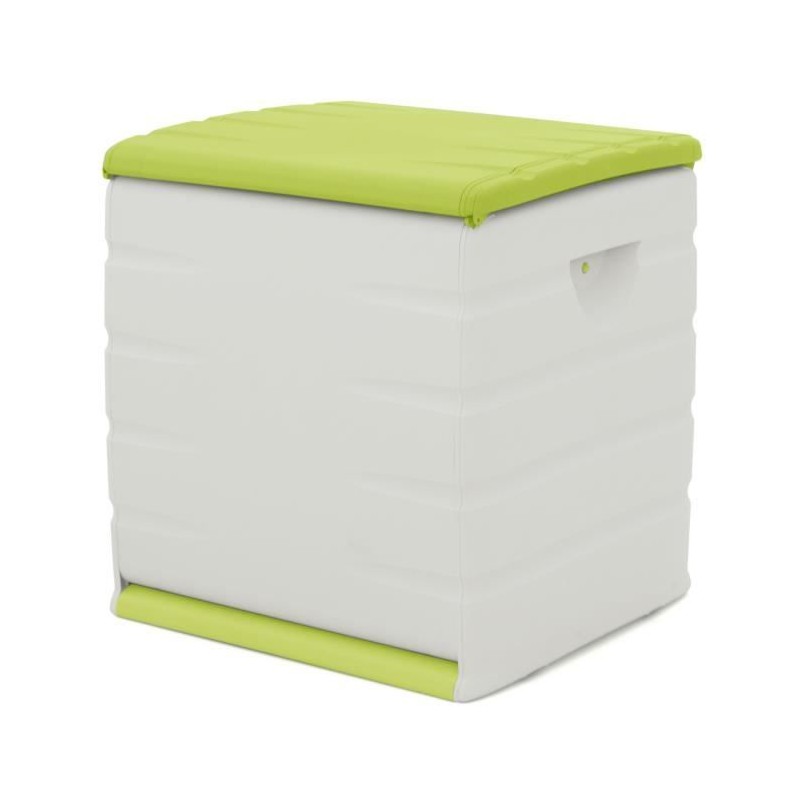 PLASTIKEN Coffre cadenassable avec roulettes - 190 L - Fonctionnel et esthéti...