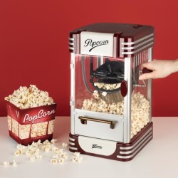 Machine a popcorn HKoeNIG - POP330 - Design retro - Capacité 50g - Lumiere in...