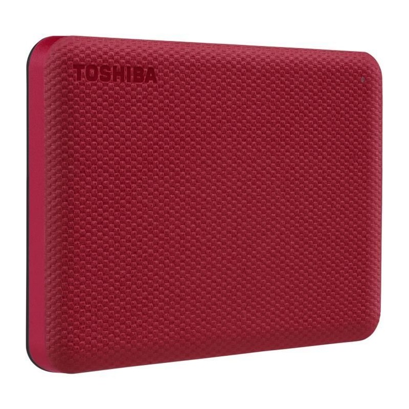 Disque dur externe - TOSHIBA - Canvio Advance - 1 To - Rouge