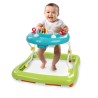 BRIGHT STARTS Trotteur bébé pliable- Safari- Jouets interactifs, Hauteur Régl...