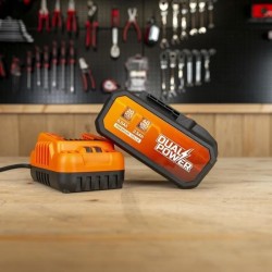 Batterie et chargeur - Dual Power - POWDP90640 - Batterie 2,5Ah/5,0Ah de 2x20...