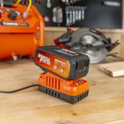 Batterie et chargeur - Dual Power - POWDP90640 - Batterie 2,5Ah/5,0Ah de 2x20...