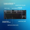 Clavier gamer - Sans fil - Logitech G - G915 TKL X - AZERTY - Switch clicky -...