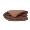 CALGARY - Couette Chaude Microfibre 400gr/m² - Choco & Moka - 200 x 200 cm