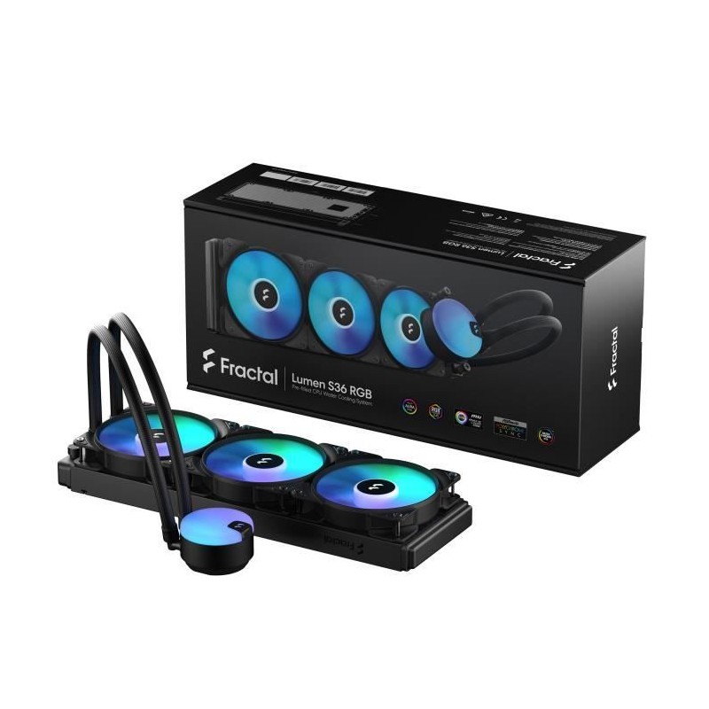 FRACTAL DESIGN - Lumen S36 v2 RGB (AM5/LGA 1700 compatible) - Ventilateur - 6...