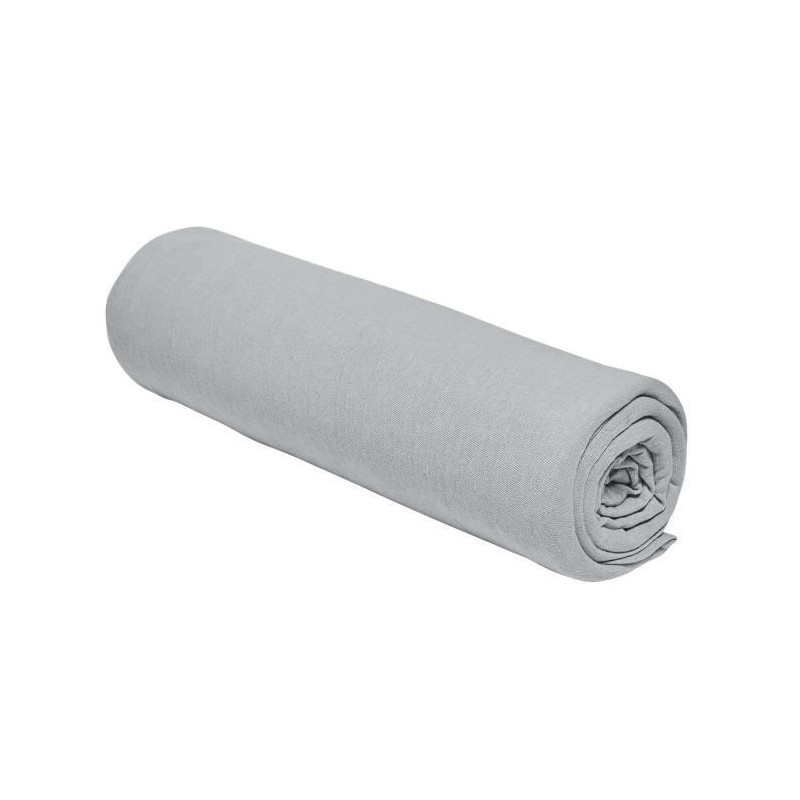 Drap housse TODAY Essential - 140 x 190+25 cm - 1 personne - 100% Coton jerse...