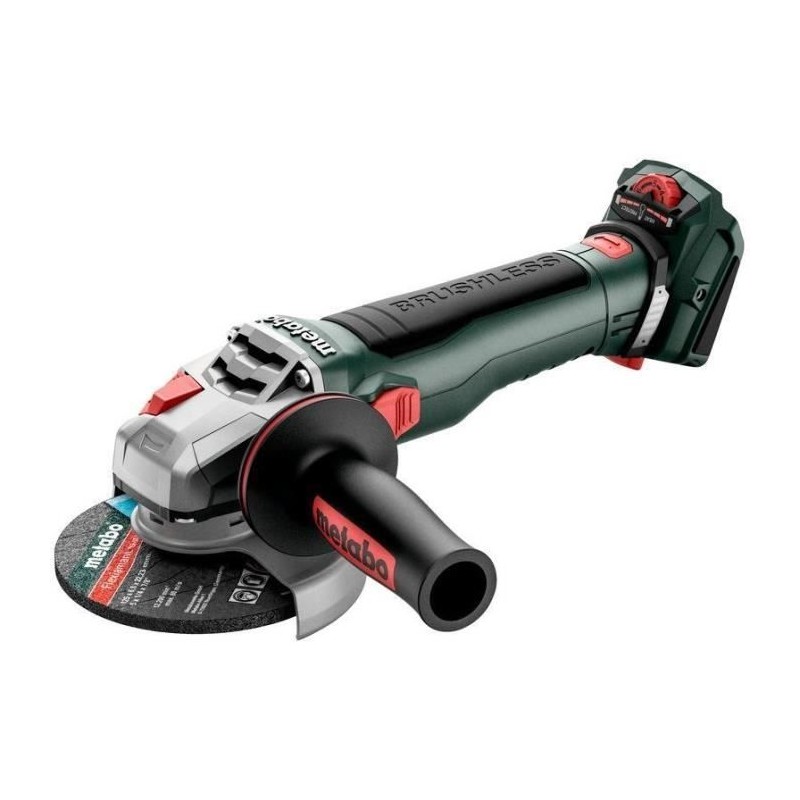 Meuleuse sans fil - METABO - WVB 18 LT BL 11-125 Quick - 18V - Béton - Profes...