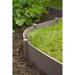 Ancres pour bordure de jardin en polypropylene - NATURE - H26,7 x 1,9 x 1,8 c...
