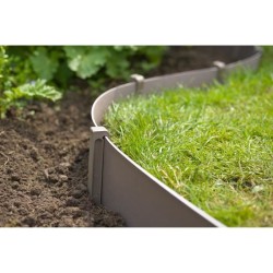 Ancres pour bordure de jardin en polypropylene - NATURE - H26,7 x 1,9 x 1,8 c...