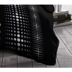 Parure de couette Microfibre STEEVY 220x240cm et 2 taies d'oreillers 63x63cm ...