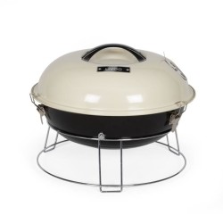 Barbecue a charbon portable - LIVOO - DOC301 - ø34 cm - Grille chromé - Haute...