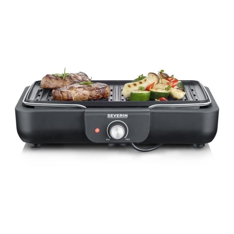 Barbecue électrique SEVERIN - PG8556 - Surface de cuisson 37x29cm - Thermosta...