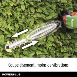 Taille-Haie Batterie Dual Power - DUAL POWER - POWDPG75320 - Lame de 580 mm -...