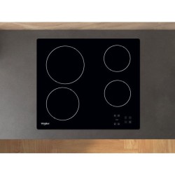 Plaque de cuisson Vitrocéramique WHIRLPOOL AKT8090NE - 4 zones -