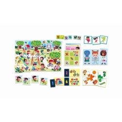 Clementoni - Coffret de 8 jeux en 1 - Jeux éducatifs formes,