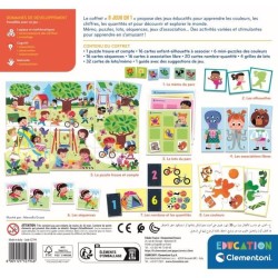 Clementoni - Coffret de 8 jeux en 1 - Jeux éducatifs formes,