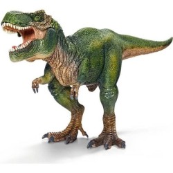 Figurine T-Rex vert, Tyrannosaure Rex avec mâchoire mobile, jouet