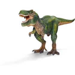Figurine T-Rex vert, Tyrannosaure Rex avec mâchoire mobile, jouet