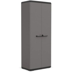 Armoire de rangement utilitaire Più - KETER - 3 tablettes réglables - Gris an...