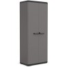 Armoire de rangement utilitaire Più - KETER - 3 tablettes réglables - Gris an...