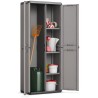 Armoire de rangement utilitaire Più - KETER - 3 tablettes réglables - Gris an...