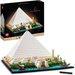 LEGO 21058 Architecture La Grande Pyramide de Gizeh, Loisir Créatif Maquette ...