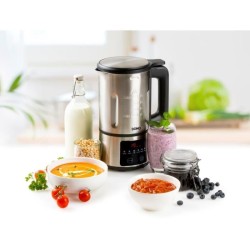 Blender chauffant DOMO - Inox – 1,2 L - 6 programmes – 800 Watt – DO727BL