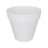 ELHO Pot de fleurs rond LOFT URBAN - 48 L - Ø 50 x H.44 cm - Blanc - Plastique