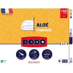 Couette 140x200 cm DODO ALoe - Tempérée - 300G/m² - Couette 1 personne - Douc...