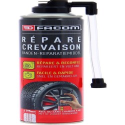 Répare crevaison 400ml - FACOM - sans démontage du pneu jusqu'a 195 mm avec o...