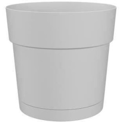 ARTEVASI Pot de fleurs rond CAPRI LARGE - Plastique - Réservoir d'eau - diame...
