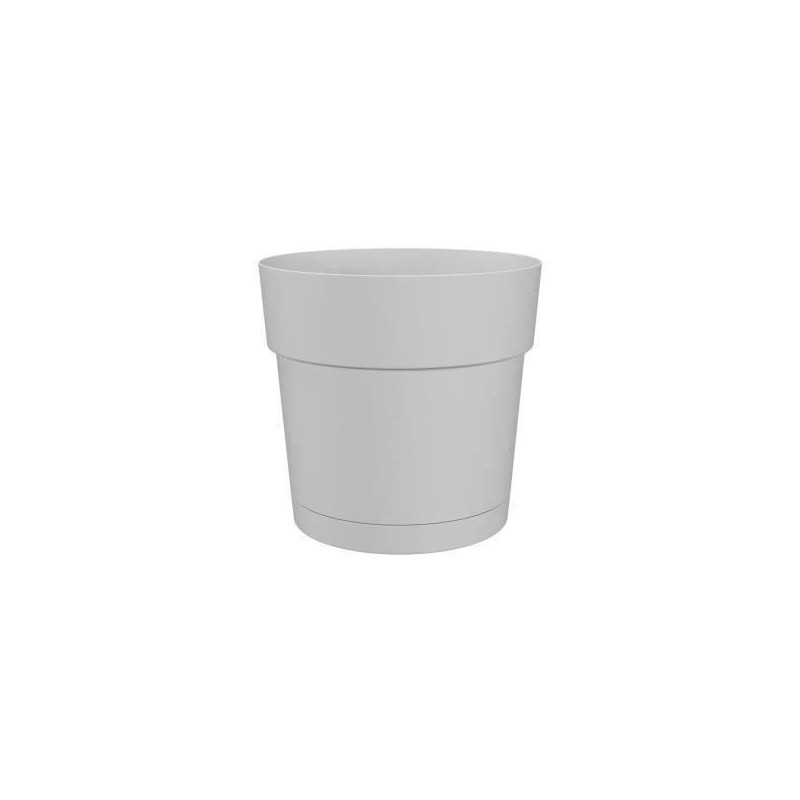ARTEVASI Pot de fleurs rond CAPRI LARGE - Plastique - Réservoir d'eau - diame...