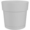 ARTEVASI Pot de fleurs rond CAPRI LARGE - Plastique - Réservoir d'eau - diame...