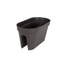 ARTEVASI Jardiniere pour balcon CAPRI - Gris anthracite - 30 x 60 x H 30 cm -...