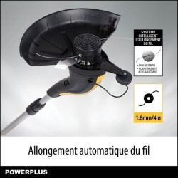 Powerplus Coupe-Bordure Électrique POWXG30033 - 500 W, 320 mm Ø, Jardinage Ou...