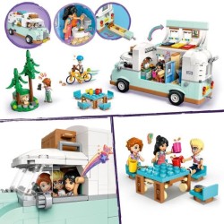 LEGO Friends 42663 Camping-car de l'amitié - Jouet de construction pour enfan...