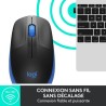 Souris - Sans fil - Logitech - M190 - Bleu