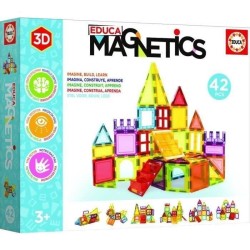Jeu de construction magnétique - EDUCA - Educa Magnetics 42 Pcs