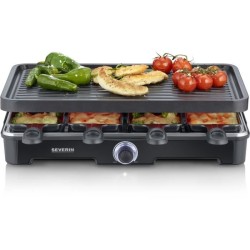 Appareil a raclette SEVERIN - RG9670 - Jusqu'a 8 personnes - 1400W