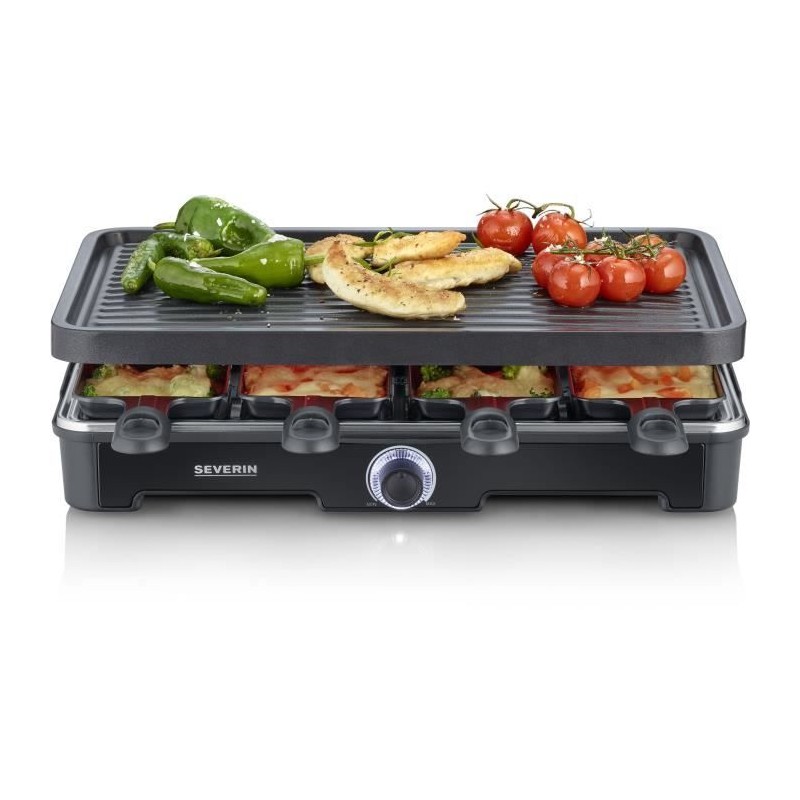 Appareil a raclette SEVERIN - RG9670 - Jusqu'a 8 personnes - 1400W