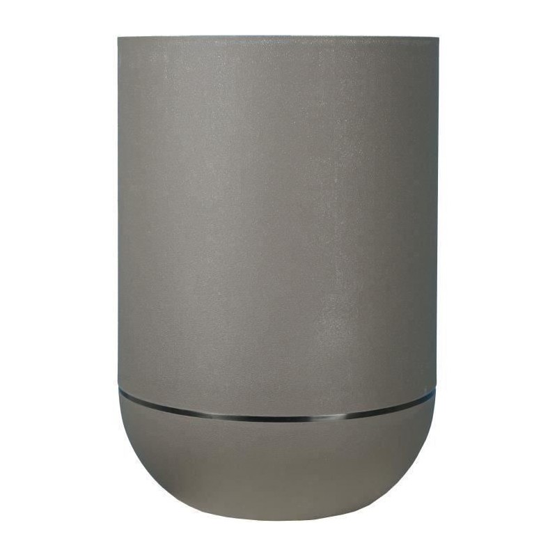 Pot de fleurs - RIVIERA - Granit Tulipe - D40 H57 cm - Gris
