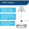 Fontaine pour Animaux - PETSAFE - SEASIDE - Inoxydable - 1,8 L - Silencieuse ...
