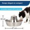 Fontaine pour Animaux - PETSAFE - SEASIDE - Inoxydable - 1,8 L - Silencieuse ...