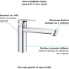 GROHE Robinet évier de cuisine Start curve, mousseur économique d'eau, sans t...